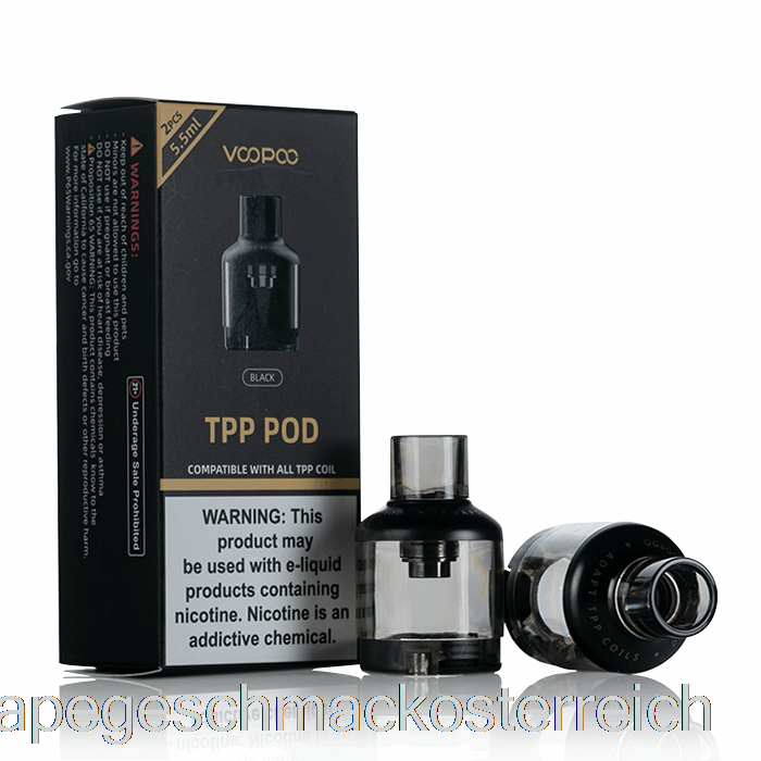 Voopoo TPP Ersatzkapseln Mit Schwarzem Vape-Geschmack